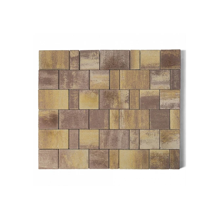 Тротуарная плитка Braer Старый Город Ландхаус 80 мм Степь