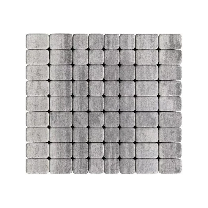 Тротуарная плитка Braer Классико Дуо ColorMix 40 мм Туман