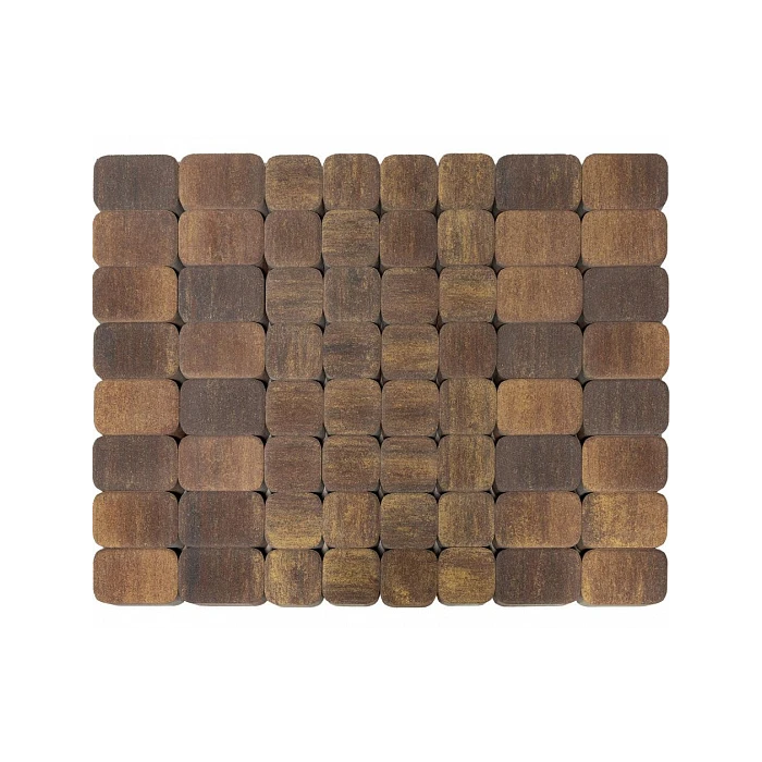 Тротуарная плитка Braer Классико Дуо ColorMix 40 мм Мальва