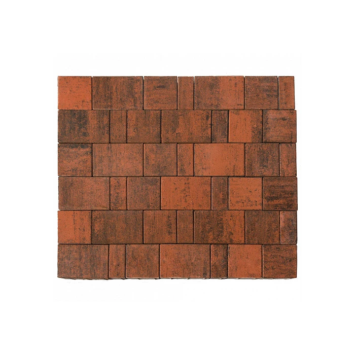 Тротуарная плитка Braer Старый Город Ландхаус 60 мм Colormix Техас