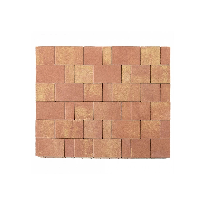 Тротуарная плитка Braer Старый Город Ландхаус 60 мм Colormix Рассвет