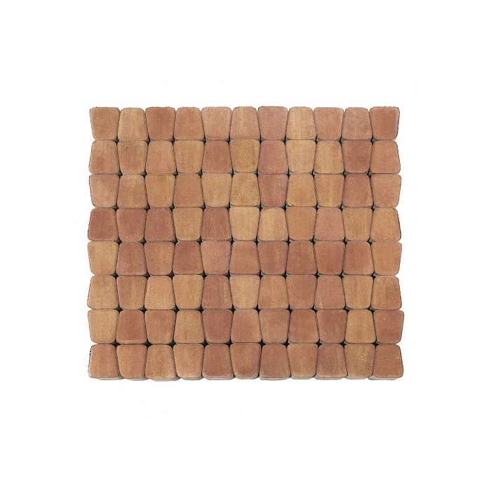 Тротуарная плитка Braer Классико круговая 60 мм, ColorMix Рассвет