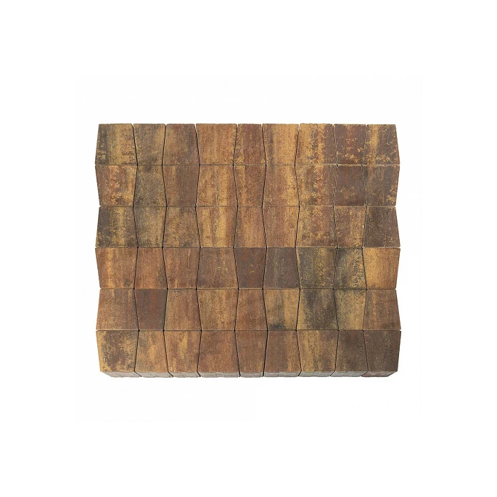 Тротуарная плитка Braer СТАРЫЙ ГОРОД ВЕЙМАР 60 мм Colormix  Мальва