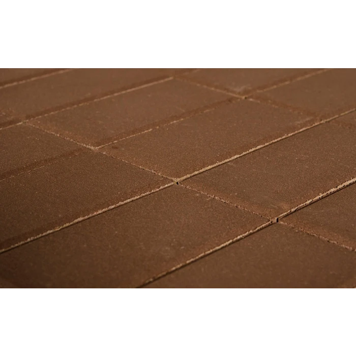 Брусчатка Braer Прямоугольник (кирпич) 100х200х60 мм Коричневый