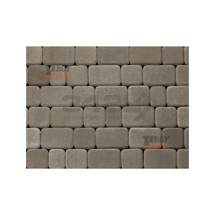 Тротуарная плитка 342 механический завод Классика 60 мм Серый