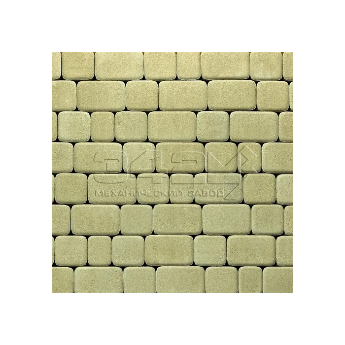 Тротуарная плитка 342 механический завод Классика 60 мм Оливковый
