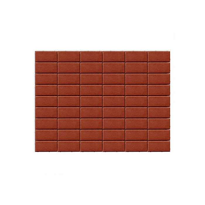 Брусчатка Прямоугольник 200х100х40 мм - Braer красный