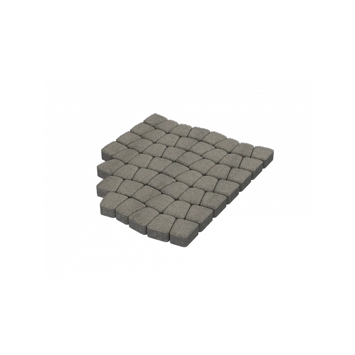 Тротуарная плитка Stellard Классико 60 мм Белый мрамор