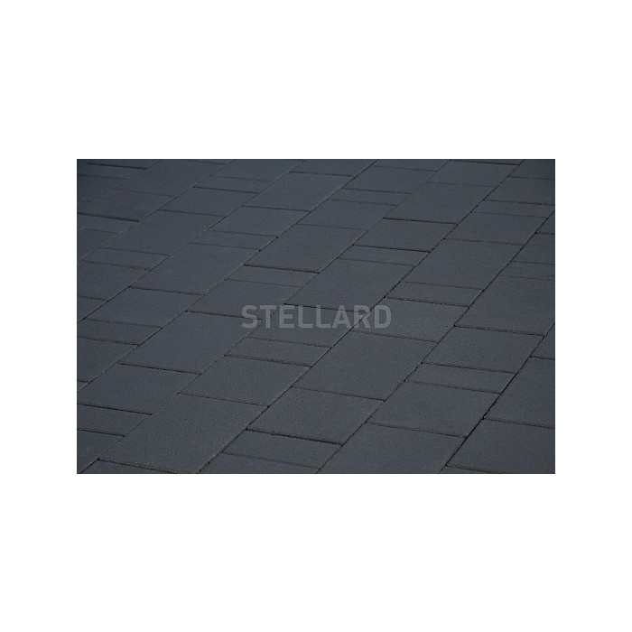 Тротуарная плитка Stellard Новый город 40 мм Черный фото 4