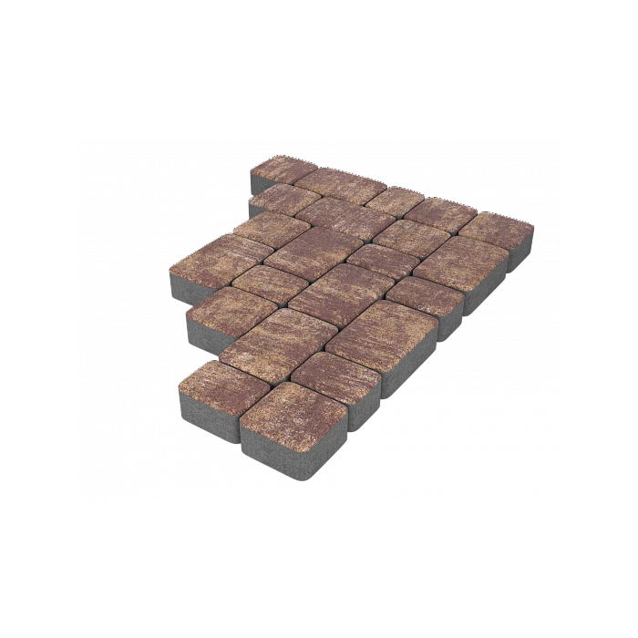 Тротуарная плитка Stellard Старый город 60 мм Гавана