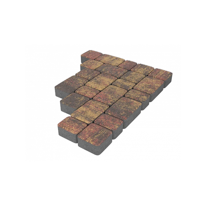 Тротуарная плитка Stellard Старый город 60 мм Закат