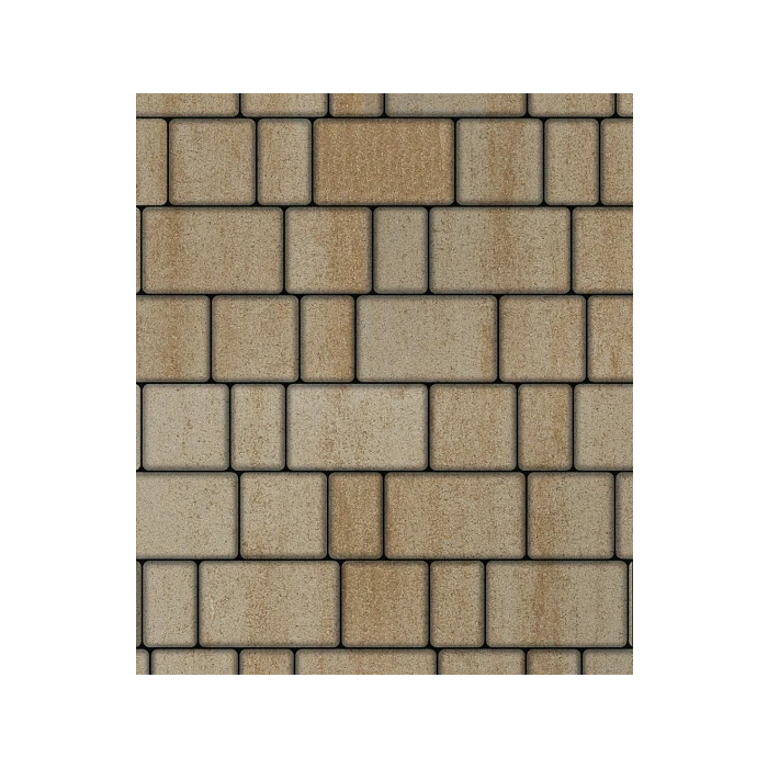 Тротуарная плитка Выбор Старый город Искусственный камень 1Ф.6 60 мм. Плитняк