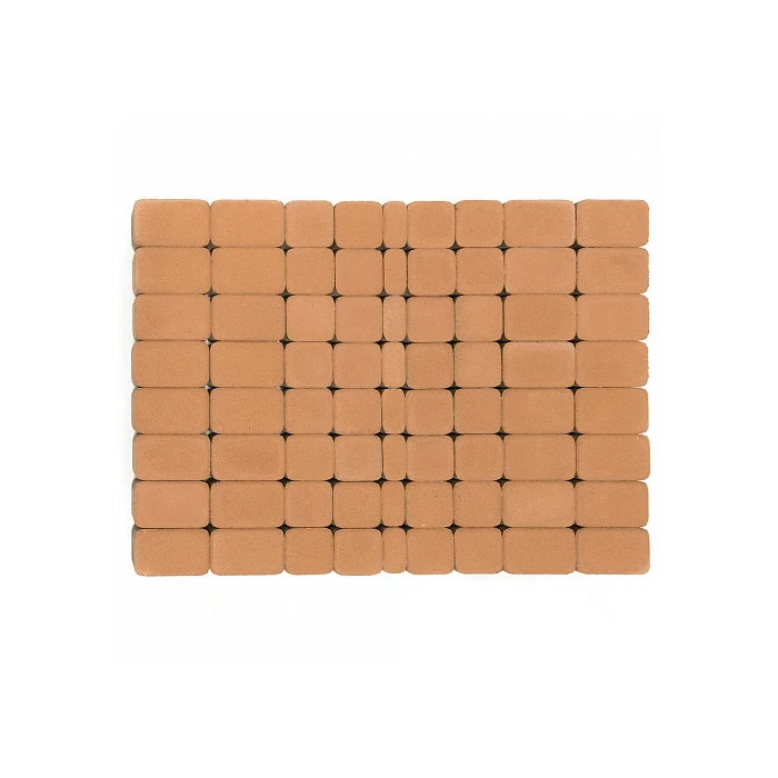 Тротуарная плитка Braer Классико Дуо 40 мм Коралловый