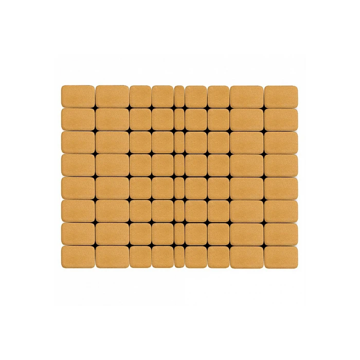 Тротуарная плитка Braer Классико Дуо 40 мм Медовый