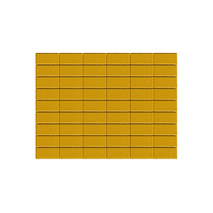 Брусчатка Прямоугольник 100х200х60 мм - Braer желтый