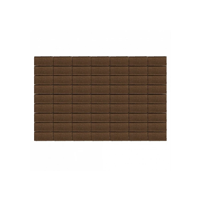 Брусчатка Прямоугольник 200х100х40 мм - Braer коричневый