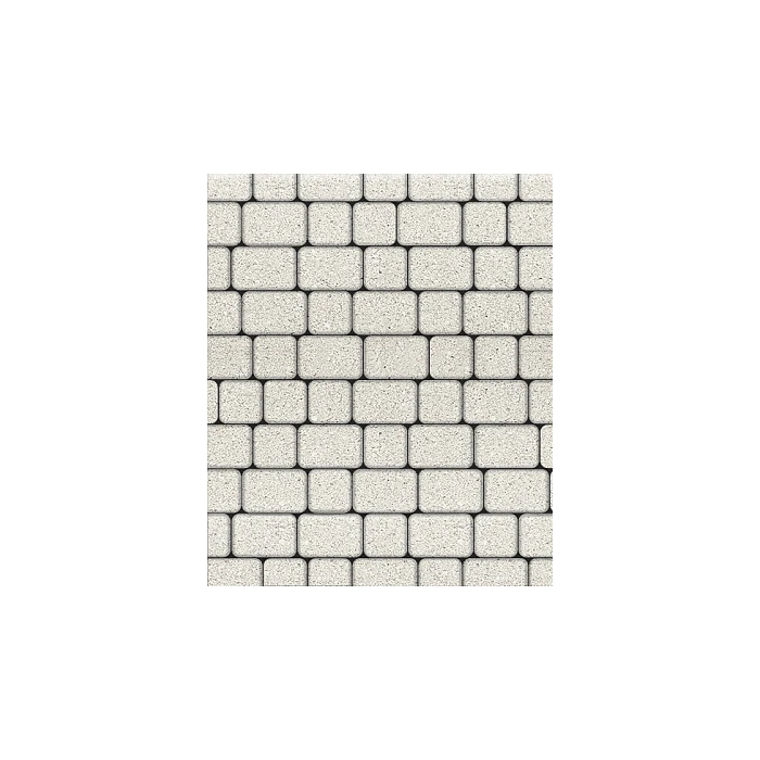 Тротуарная плитка Выбор Классико А.1.КО.4 Гранит 40 мм Белый