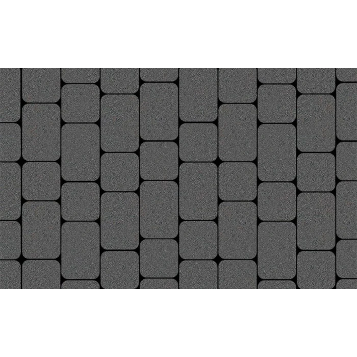 Тротуарная плитка Выбор Классико Б.1.КО.6 М 60 мм Серый