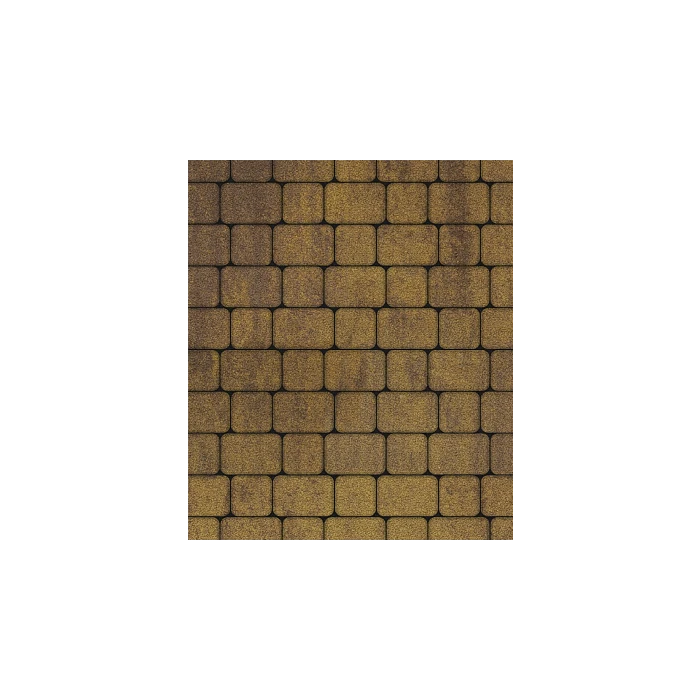 Тротуарная плитка Выбор Классико Листопад А.1.КО.4 Гранит 40 мм Янтарь