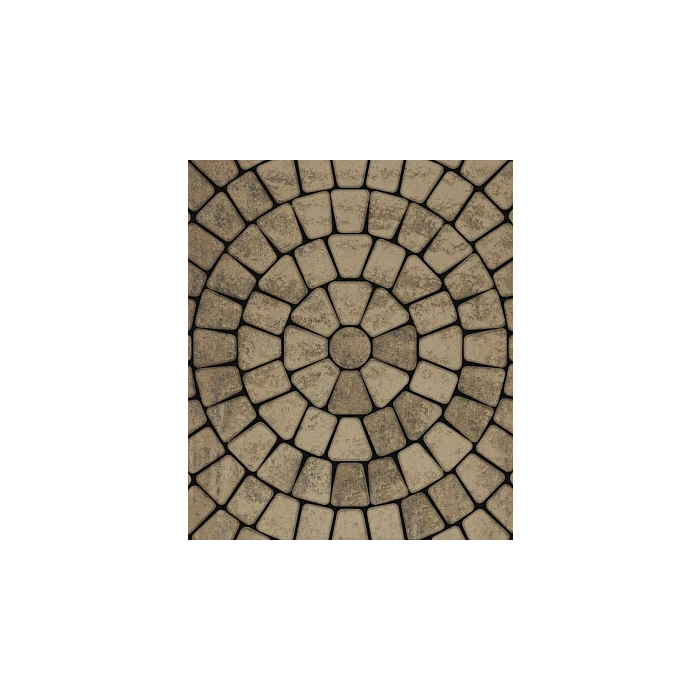 Тротуарная плитка Выбор Классико Листопад Б.2.КО.6 60 мм Сахара