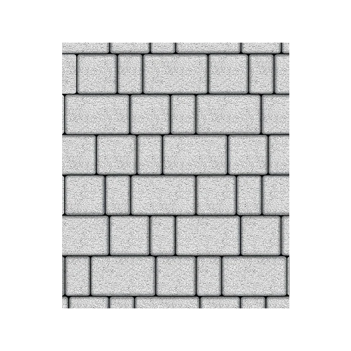 Тротуарная плитка Выбор Старый город 1Ф.6 60 мм. Белый