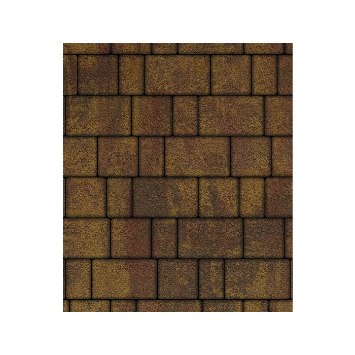 Тротуарная плитка Выбор Старый город Листопад 1Ф.6 60 мм. Янтарь Гранит