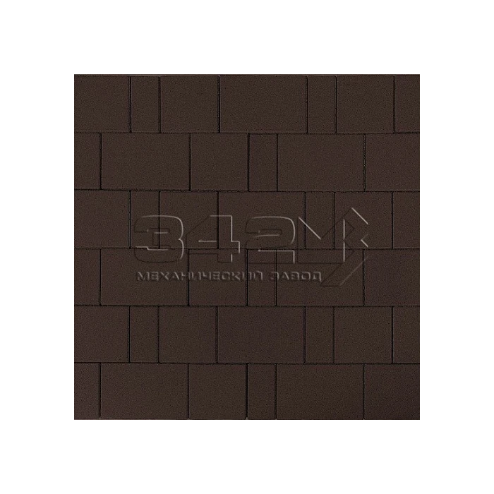 Тротуарная плитка Каменный Век Старый город 60 мм. Темно-коричневый
