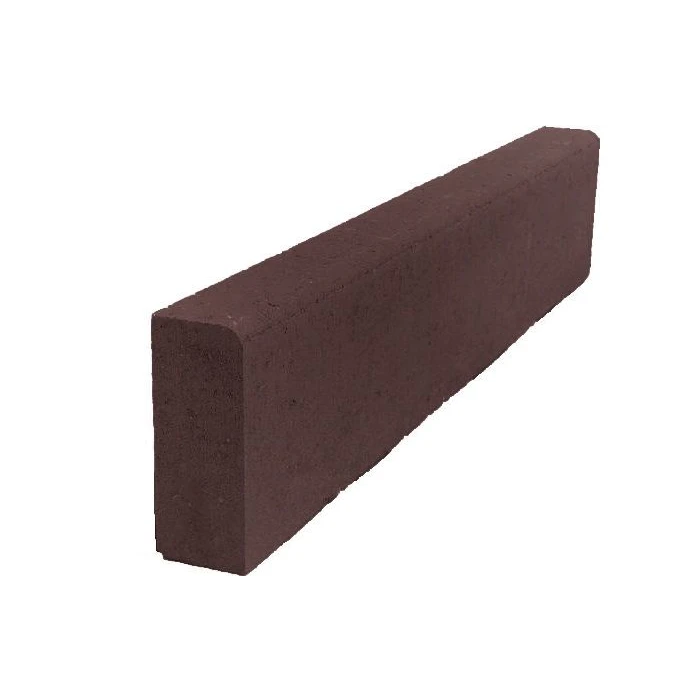 Бордюр тротуарный Лидер 40 1000х200х80 мм Полный прокрас Коричневый