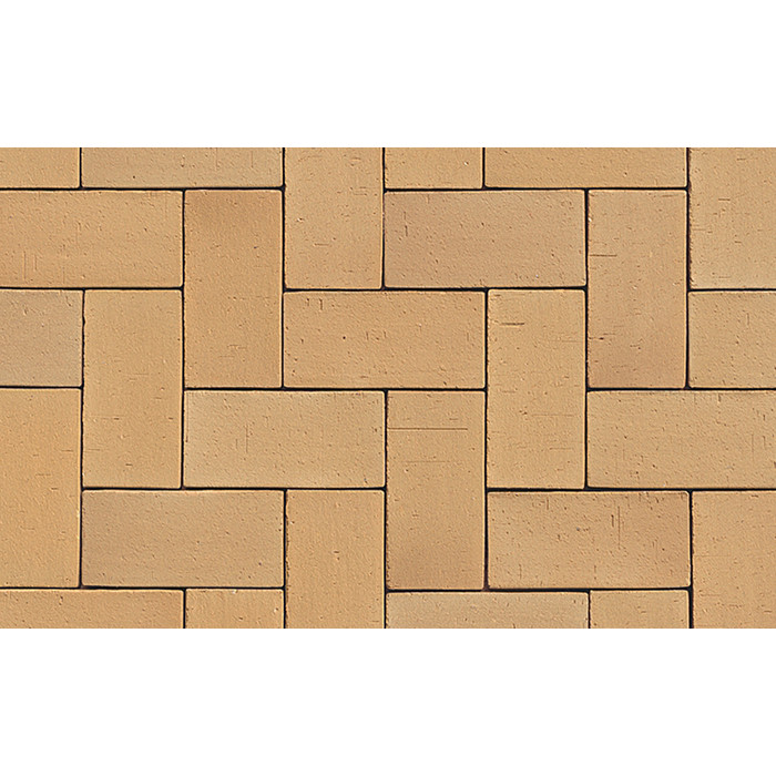 Тротуарная клинкерная брусчатка Muhr №02 Gelb-bunt, 200*100*40 мм