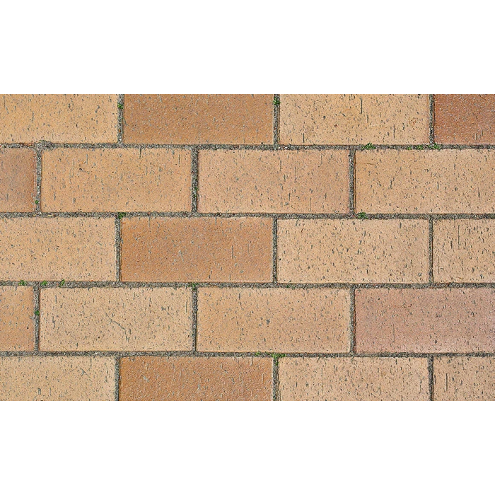 Тротуарная клинкерная брусчатка Muhr №06S Hellbraun-bunt spezial, 200*100*40 мм